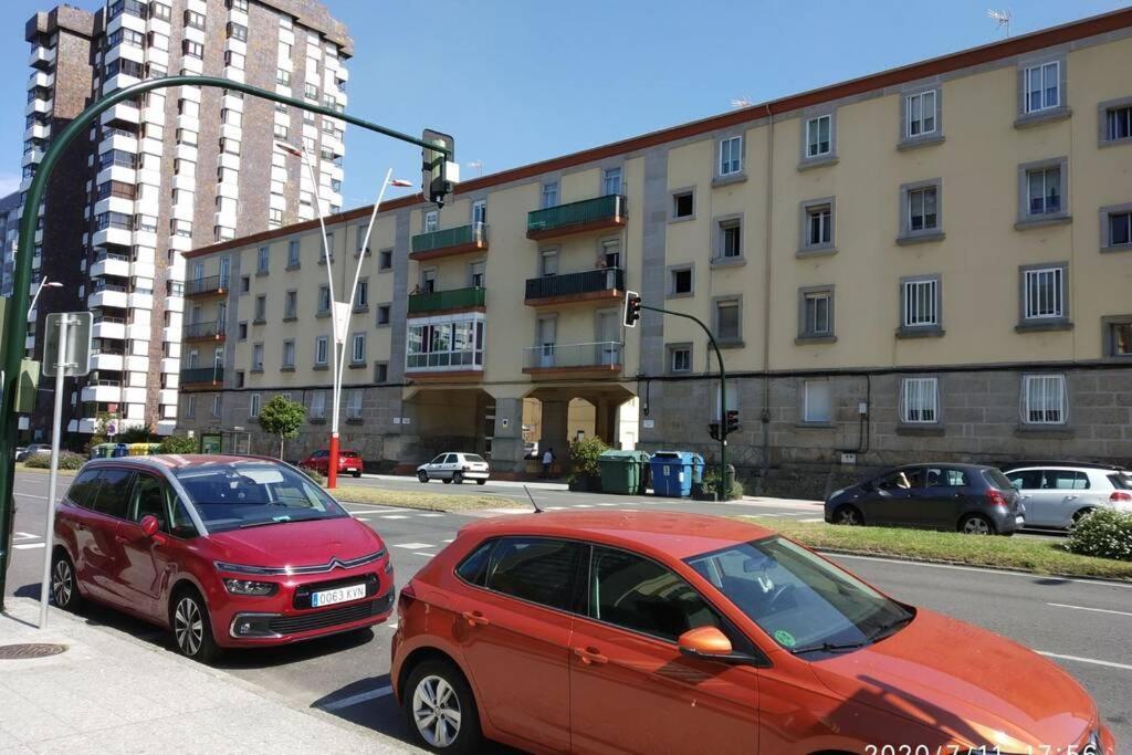 Apartamento Piso con aparcamiento cerca de playa Samil Vigo Exterior foto