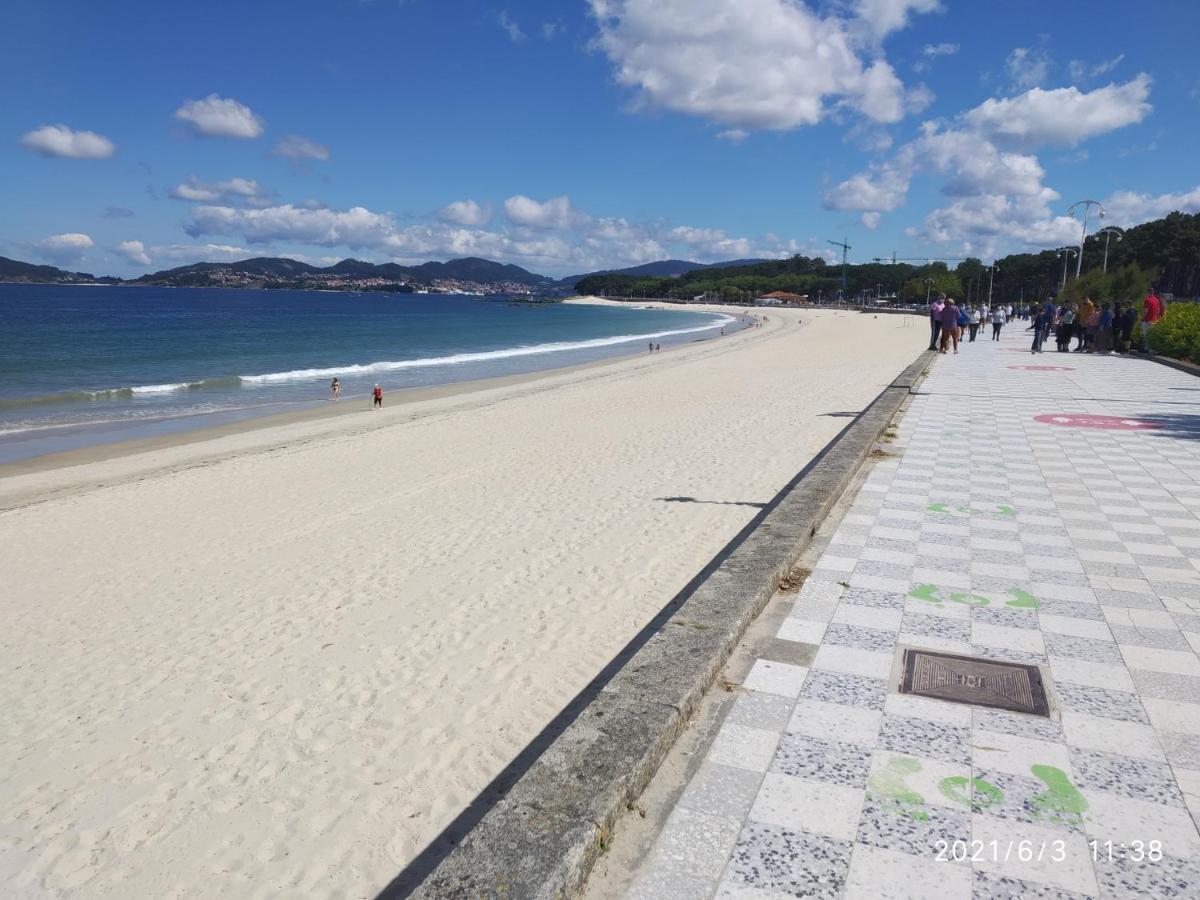 Apartamento Piso con aparcamiento cerca de playa Samil Vigo Exterior foto